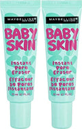 Maybelline Baby Skin Instant Pore Eraser Primer Makeup, Clear, 2 Count